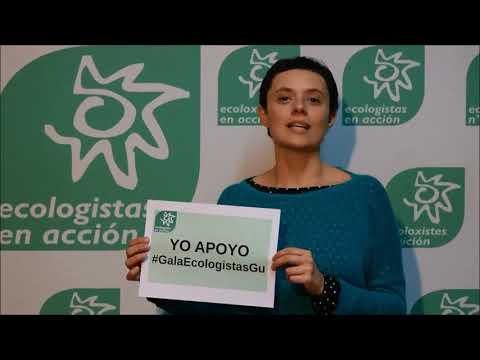 XVII Gala Ecologistas   apoyo de Nerea Ramirez premios 2014