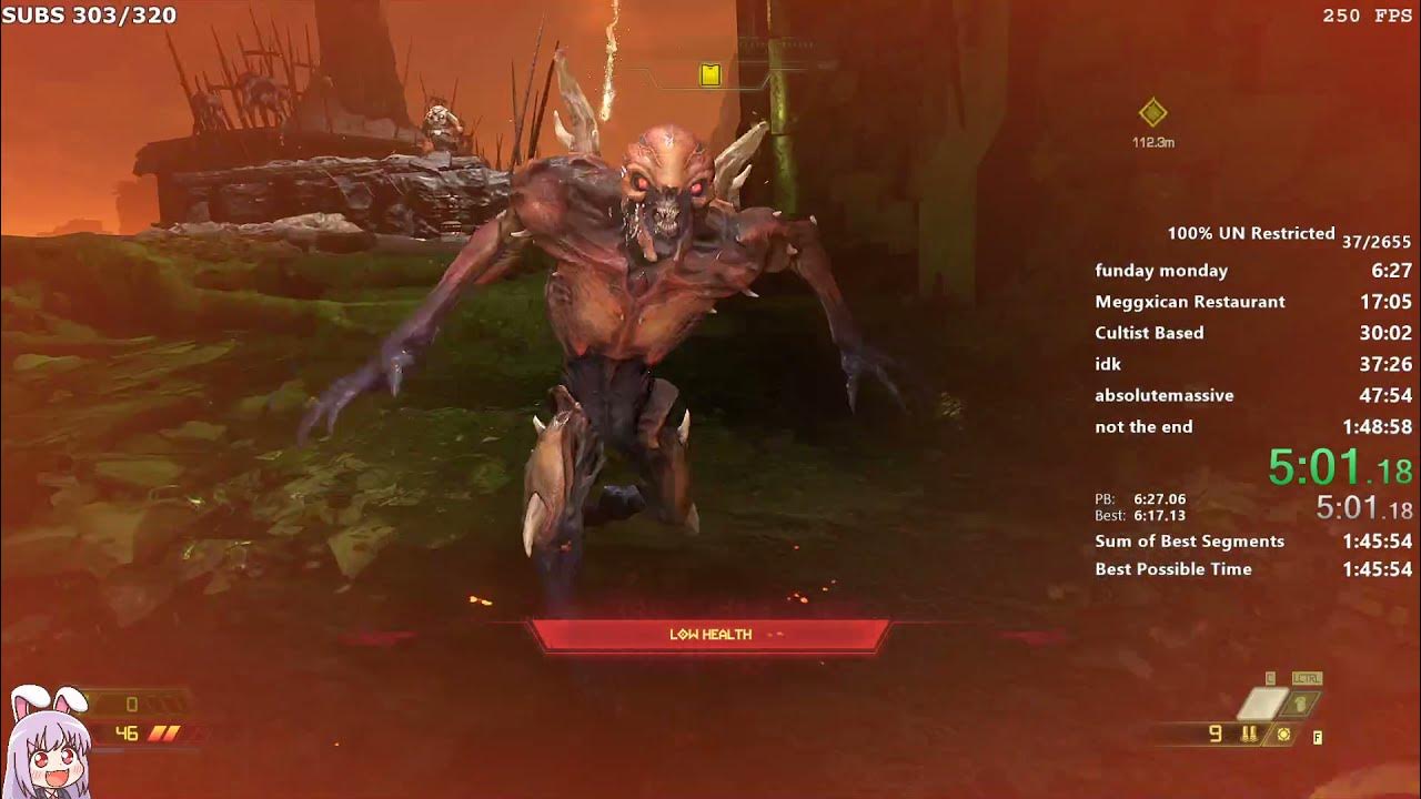 Doom Eternal speedrunning record broken with antivirus on