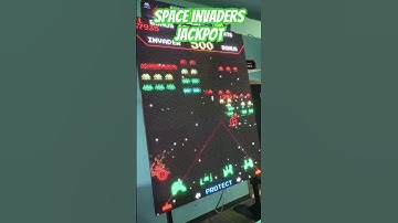 Space Invaders jackpot #arcade #arcadegames #newvideo #bigwin #jackpot #shorts #clawmachine