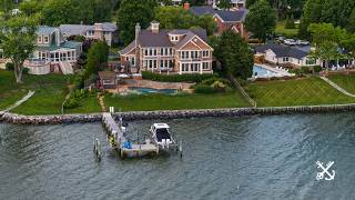 $6,995,000 South River Point Waterfront Estate | 3728 Ramsgate Drive, Annapolis | Brad Kappel Team_