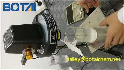Test HEC(hydroxyethyl cellulose) viscosity-- hailey@botaichem.net