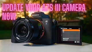 Update Sony A7S Iii Firmware Safely With These Simple Steps