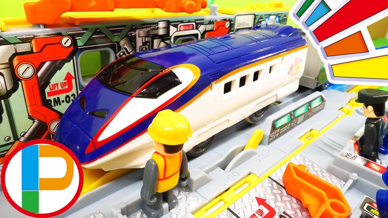 プラレール 新幹線のE3系つばさがの車両は？山手線や新幹線、トーマスやパーシーも登場するよ!E6系こまちと E５系やぶさの車両も探すよ！ OmotyanoPrussian