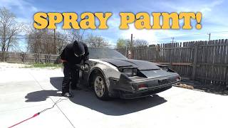 Trying to spray paint my car at home (fail)