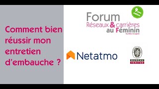 Forum Réseaux et Carrières au Féminin 2021 : Comment bien réussir…