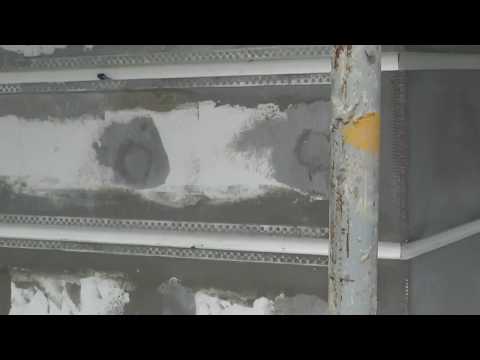 Рустовочный фасадный профиль ПВХ с сеткой Profigips, 20х30х3000 мм, видео 1