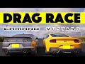 2024 Ford Mustang GT vs Chevy Camaro, close but not close. Drag and Roll Race.