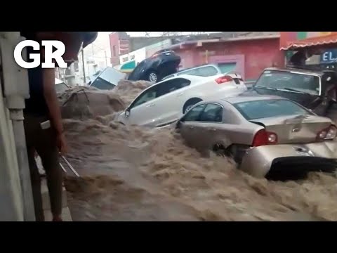 Causa tromba afectaciones en SLP