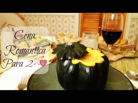 Cena Romántica Para Dos (Crema de Calabaza)