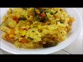 Yellow Rice Recipe | Yellow Rice with Vegetables | Spanish Yellow Rice Recipe | Rice Recipe