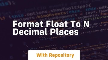 format float to n decimal places