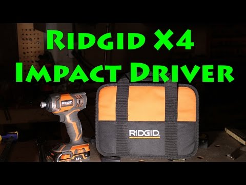 Review of the Ridgid X4 Impact Driver