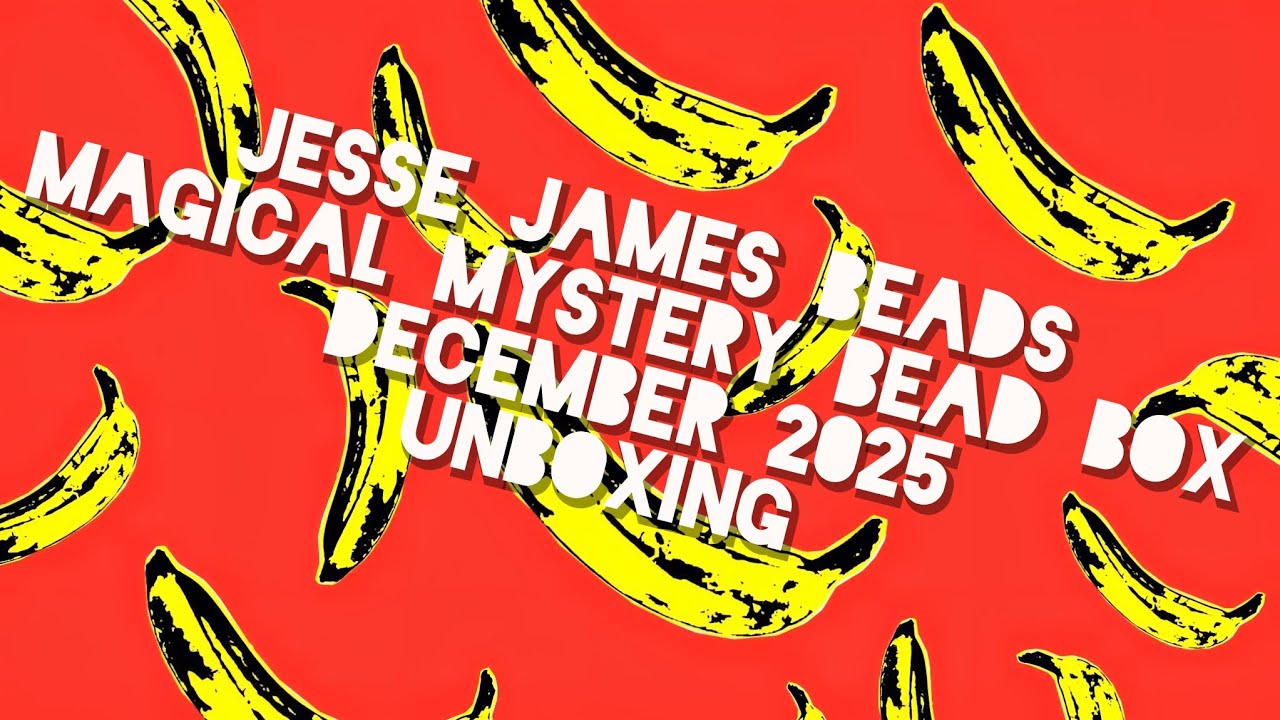 Волшебная загадочная коробка с бусинами от Jesse James Beads ~ Декабрь 2025 ~ Распаковка
