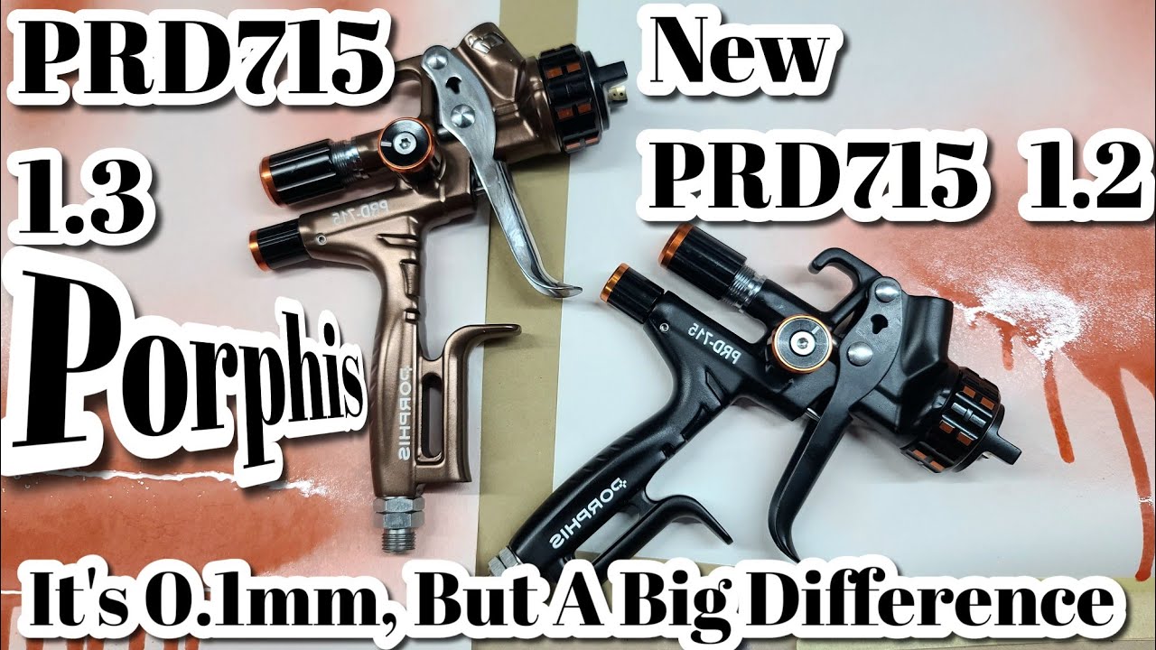 Porphis PRD-715 MP Nozzle 1.2mm Professional Spray Gun – RX Spray