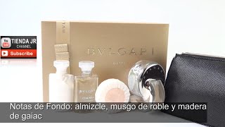 Set Bvlgari Omnia Crystalline Para Dama 5 Piezas Cosmetiquera + Crema de cuerpo + Gel + Jabón