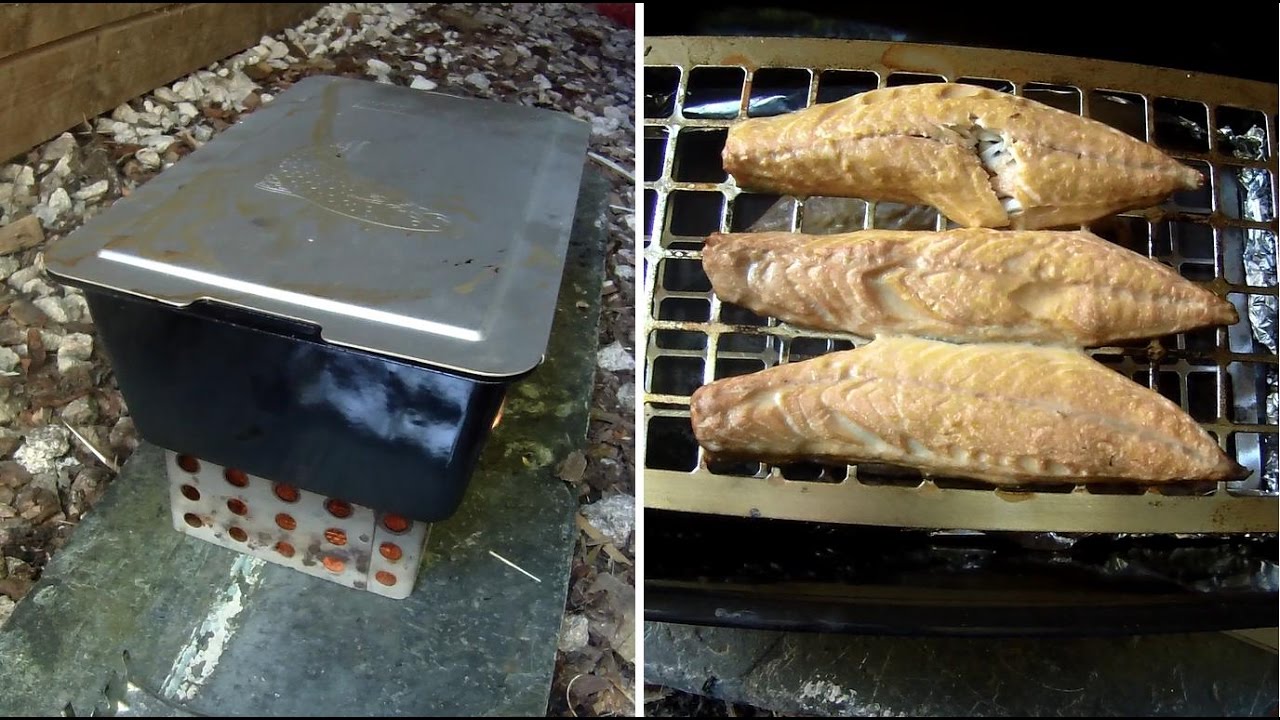 Catch and Cook Fish and Shellfish - Smoking Mackerel Fillets - YouTube