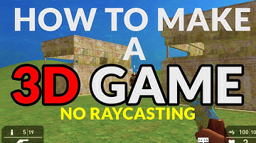 HOW TO MAKE 3D GAMES without coding  (non raycasting gamemaker) gameguru max