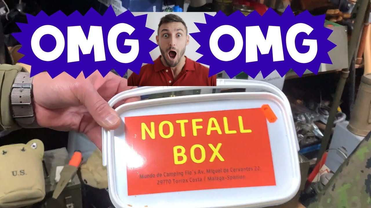Outpacking Notfallbox (unboxing) - Exklusiver Laden-Einblick: Tom zeigt dir die geheime Notfallbox!