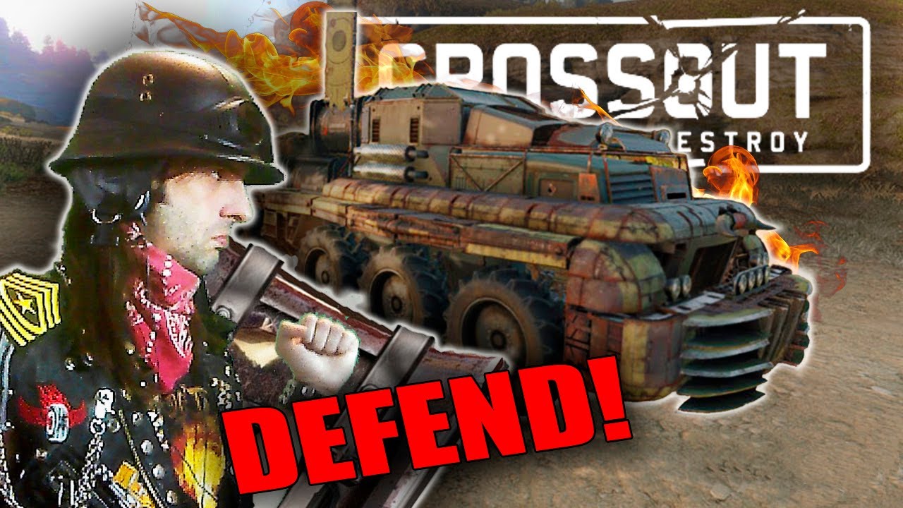 DEFEND THE TRUCK! | Crossout raid gameplay