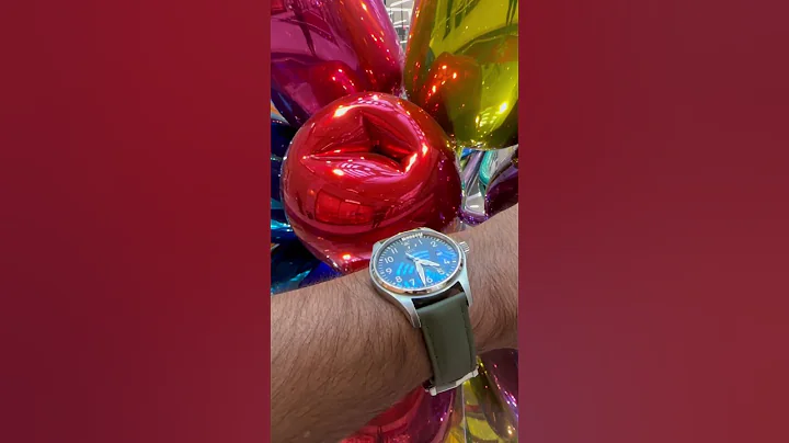IWC Mark XVIII at the Wynn Resort Near the Jeff Koons Tulips Sculpture #shorts #watches #watch #iwc