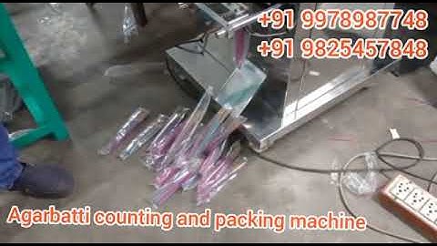 agarbatti counting and packing machine  low cost