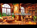 Warm Instrumental Jazz for Working or Studying ☕ Relaxing Jazz Music with Cozy Coffee Shop Ambience