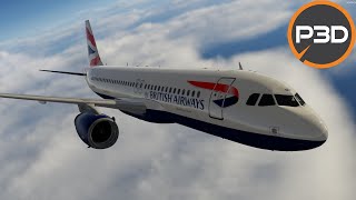 [P3Dv5.1] FULL FLIGHT | Heathrow (EGLL) - Gibraltar (LXGB) | British FSL A320