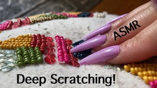 ASMR - Deep scratching on different textures - Soft camera tapping 😴 screenshot 2