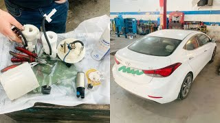 How to replace fuel Filter on Hyundai Elantra 2014 Fuel Filter For Hyundai Elantra