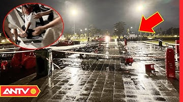 Sập khung chiếu sáng sân khấu nhạc nước, 6 người bị thương | Tin tức 24h mới nhất | ANTV