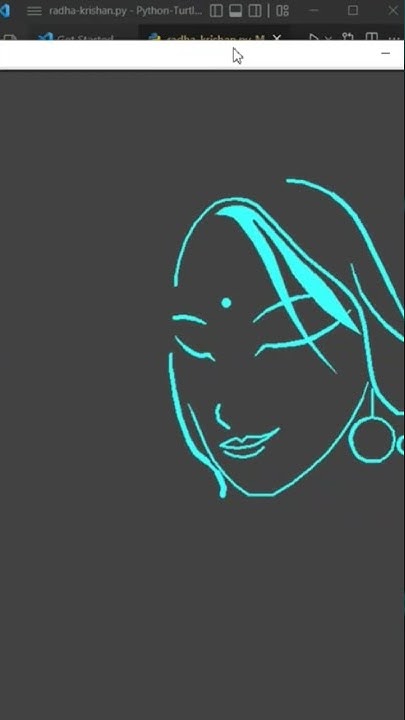Draw Radha-Krishna In Python Turtle | Python Programming Project ...
