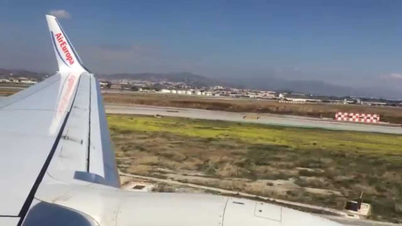 Landing in Malaga (09.03.2015) YouTube