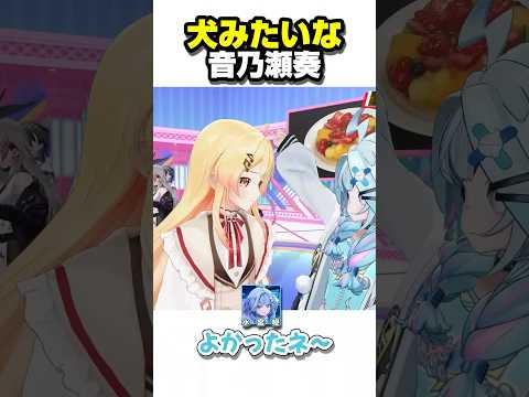 犬みたいな奏ちゃん【ホロライブ切り抜き/音乃瀬奏/一条莉々華/儒烏風亭らでん/轟はじめ/響咲リオナ/虎金妃笑虎/輪堂千速/綺々羅々ヴィヴィ/水宮枢/ReGLOSS/FLOWGLOW】#shorts