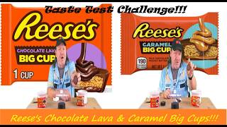 Reese's Chocolate Lava & Caramel Big Cups Taste Test #reeses