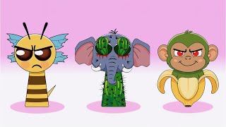 Sprunki Oc Beekied & Italian Brainrot Larily Larila & Chimpanzini Bananin