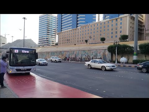 المسافة بين فنادق محبس الجن والحرم بحافلات مكة