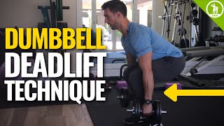 Dumbbell Deadlift Technique - Perfect Form Video Tutorial Guide