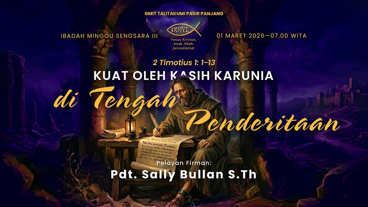 IBADAH MINGGU SENGSARA III | 01 MARET 2026 | 07.00 WITA | GMIT TALITAKUMI PASIR PANJANG