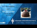 URC Harpenden 10:30 Sunday Service - Stir Up Sunday 21st November 2021