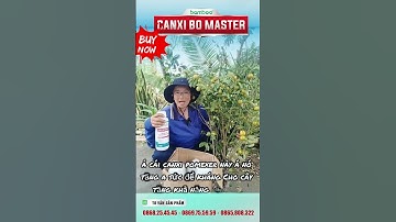 🌿CANXI-BO MASTER - TĂNG ĐẬU TRÁI - GIẢM RỤNG HOA VÀ TRÁI NON