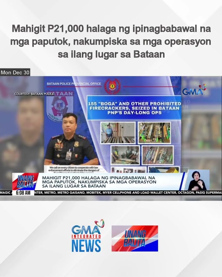 Mahigit P21,000 halaga ng ipinagbabawal na mga paputok, nakumpiska sa mga operasyon...| Unang Balita