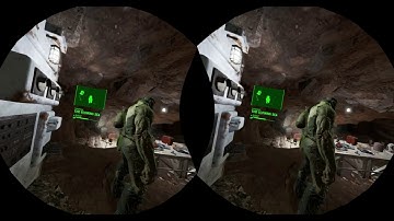 Fallout 4 VR Part 54 - Virgil in the Glowing Sea - Headset 3D Cardboard First Time Play