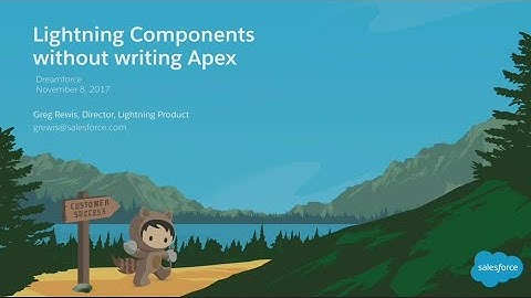 Advanced Lightning Components Without Writing Apex