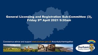 General Licensing and Registration Sub-Committee (3)