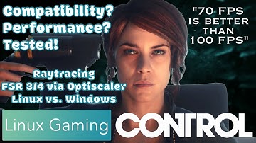 Control - RX 9070 XT Linux Performance (Bazzite Linux 42, Raytracing, FSR 4 OptiScaler)