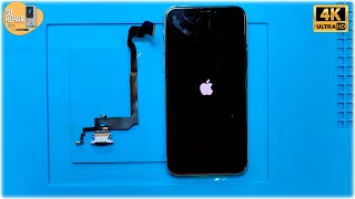 Apple iPhone X charging socket replacement #iphonex #repair #apple