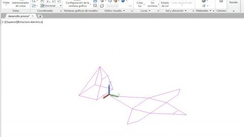 AutoCAD: desarrollo de pirámide truncada