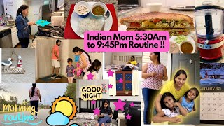 Indian Mom 530Am To 945Pm Productivereal Busy Morning To Night Routineindianmom Dailyroutine2023