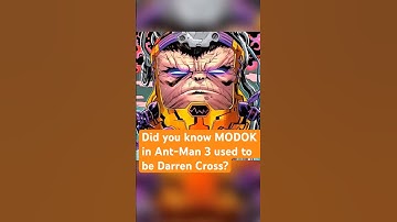 Did you know MODOK in Ant-Man 3 used to be Darren Cross?#foryou #fyp #marvel #marvelcomics #antman