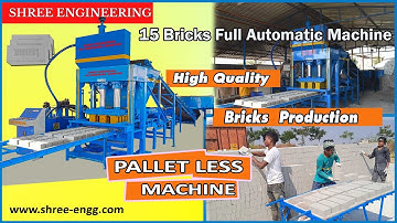 15 Cavity Fully Automatic Fly Ash Bricks Machine | High Production | Small business ideas #machine